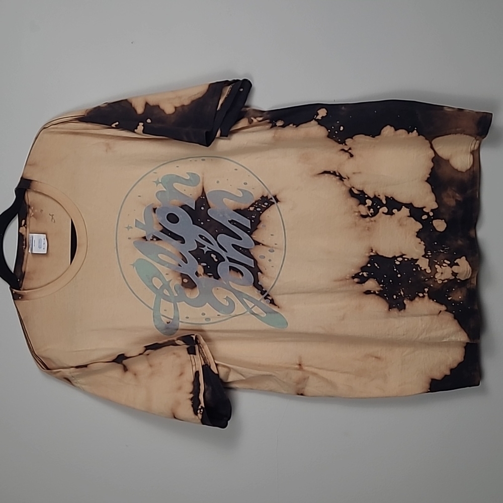 Elton John Bleach dyed custon band tshirt
